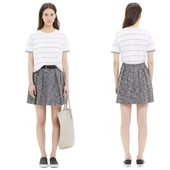 Madewell Dresses & Skirts - Madewell Countdown Tweed Pleated Mini skirt Size 0‎